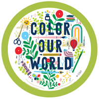 COLOR OUR WORLD Kids Registration Badge
