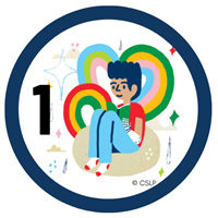 COLOR OUR WORLD Kids Level 1 Badge