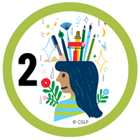 COLOR OUR WORLD Kids Level 2 Badge