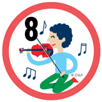 COLOR OUR WORLD Kids Level 8 Badge
