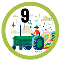 COLOR OUR WORLD Kids Level 9 Badge